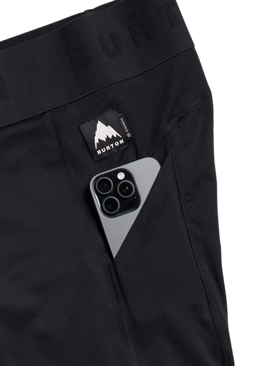Burton Women's Synthetic Midweight Base Layer Pants True Black 3077610A04RG0