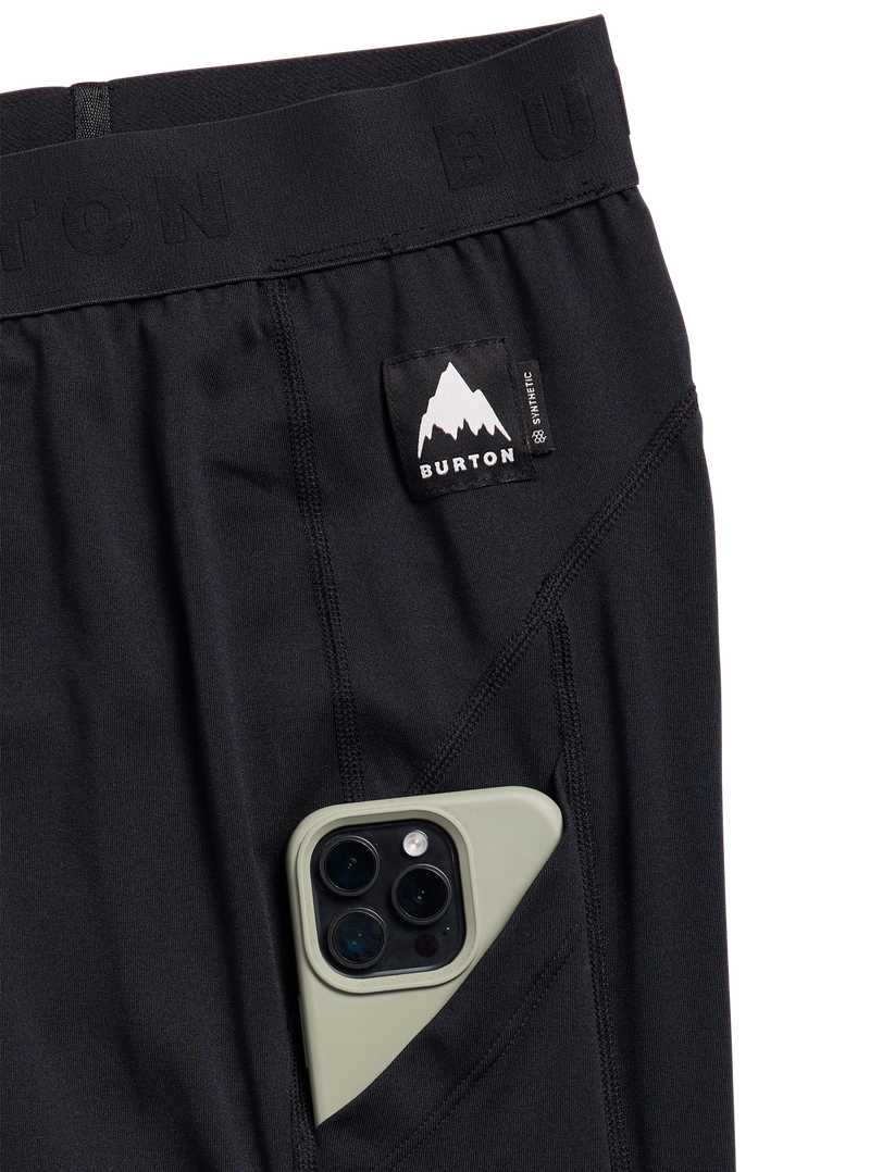 Load image into Gallery viewer, Burton Men's Men's Synthetic Lightweight Base Layer Pants True Black 3077810A04RG0
