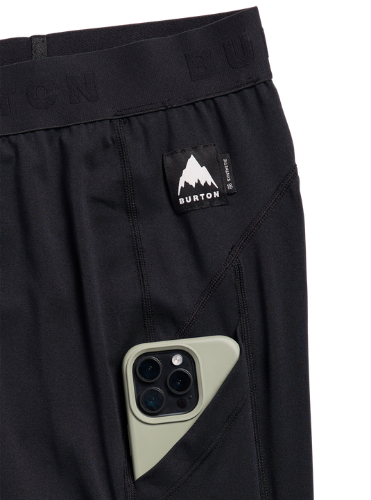 Burton Men's Men's Synthetic Lightweight Base Layer Pants True Black 3077810A04RG0
