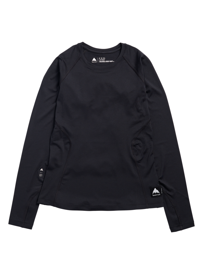 Load image into Gallery viewer, Burton Women's Lightweight Base Layer Crewneck True Black 3077910A04RG0
