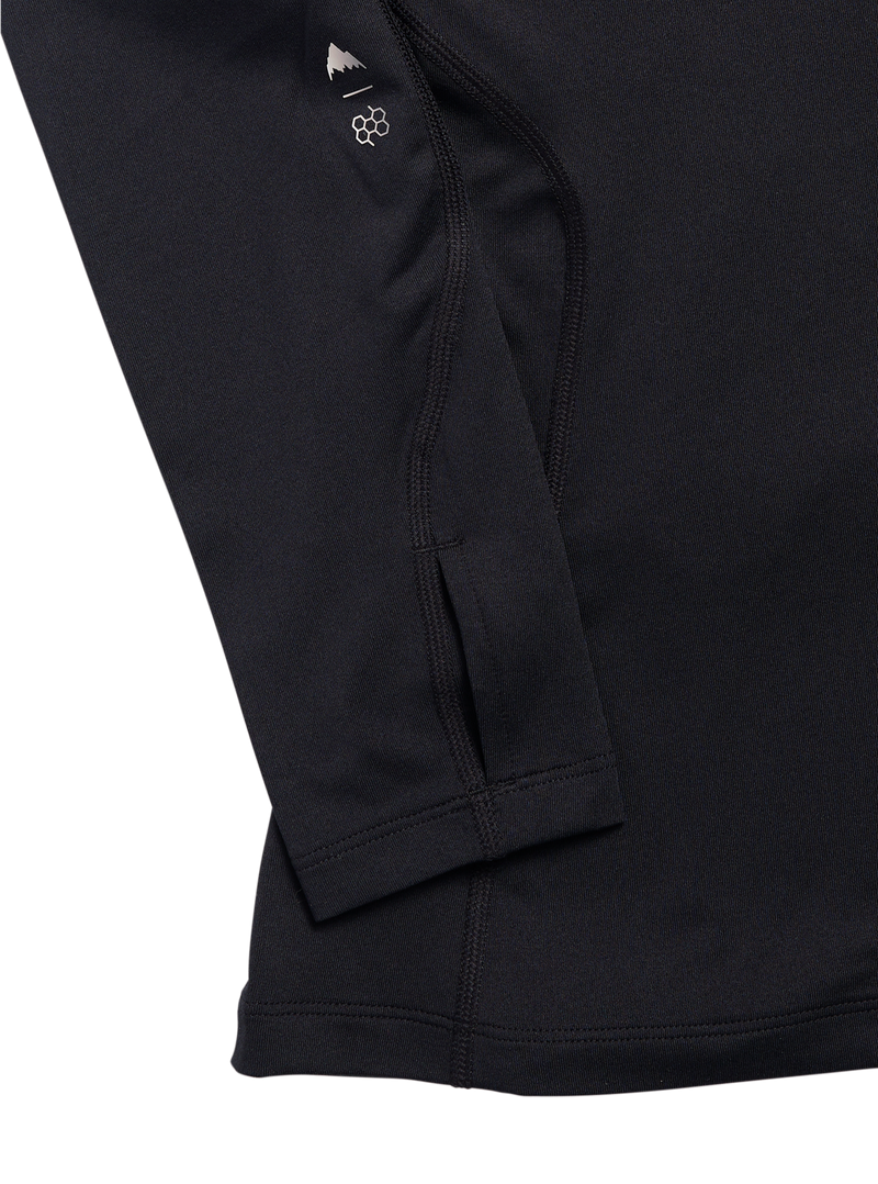 Load image into Gallery viewer, Burton Women's Lightweight Base Layer Crewneck True Black 3077910A04RG0
