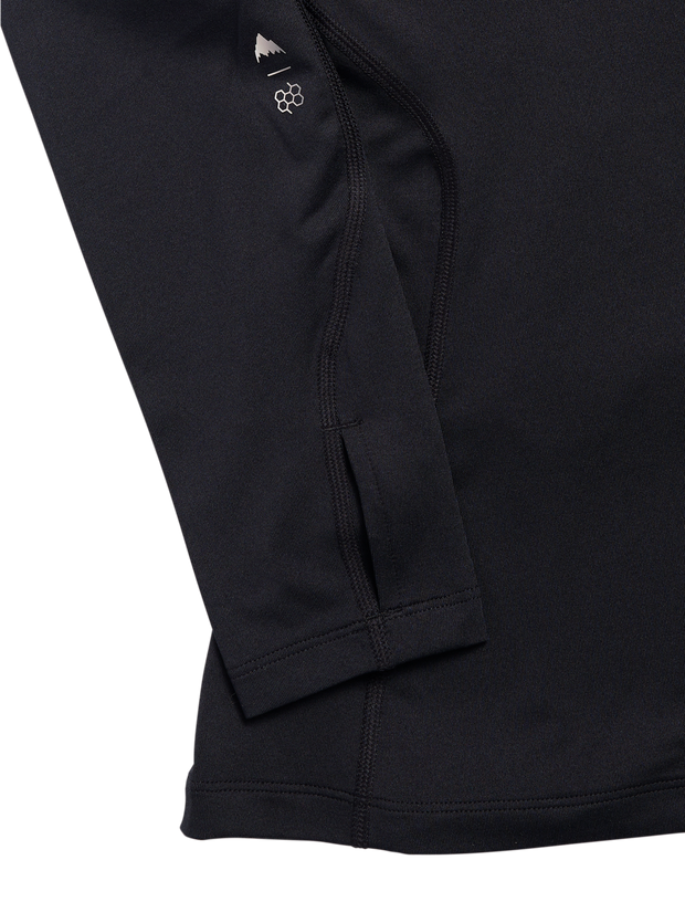 Load image into Gallery viewer, Burton Women's Synthetic Lightweight Base Layer Crewneck True Black 3077910A04RG
