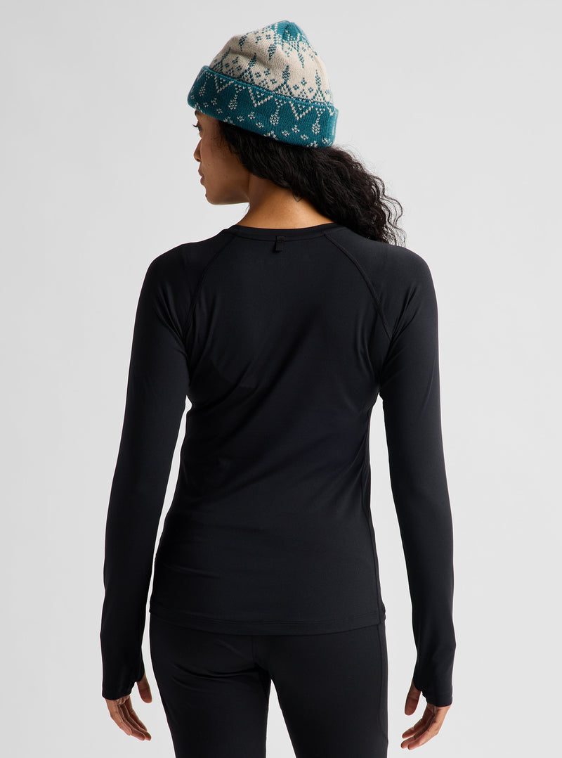 Load image into Gallery viewer, Burton Women's Lightweight Base Layer Crewneck True Black 3077910A04RG0
