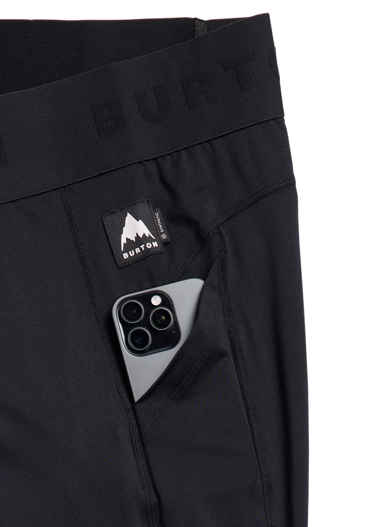 Load image into Gallery viewer, Burton Women's Lightweight Base Layer Pants True Black 3078010A04RG0
