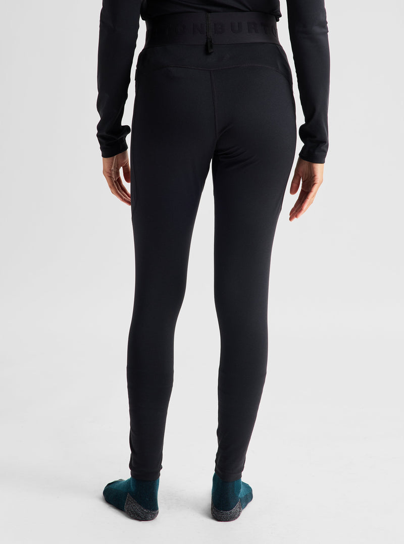 Load image into Gallery viewer, Burton Women's Lightweight Base Layer Pants True Black 3078010A04RG0

