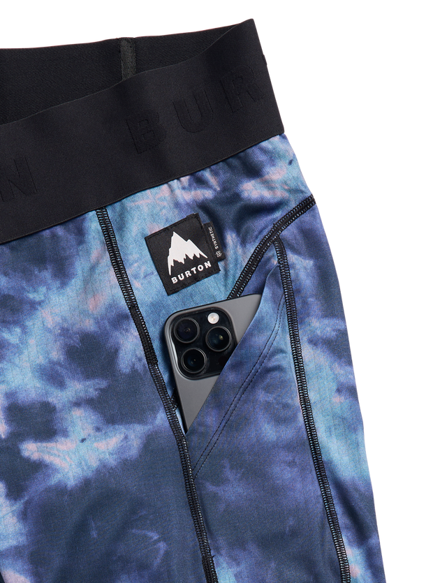 Load image into Gallery viewer, Burton Women's Synthetic Lightweight Base Layer Pants Crystal Dye 3078010E4URG
