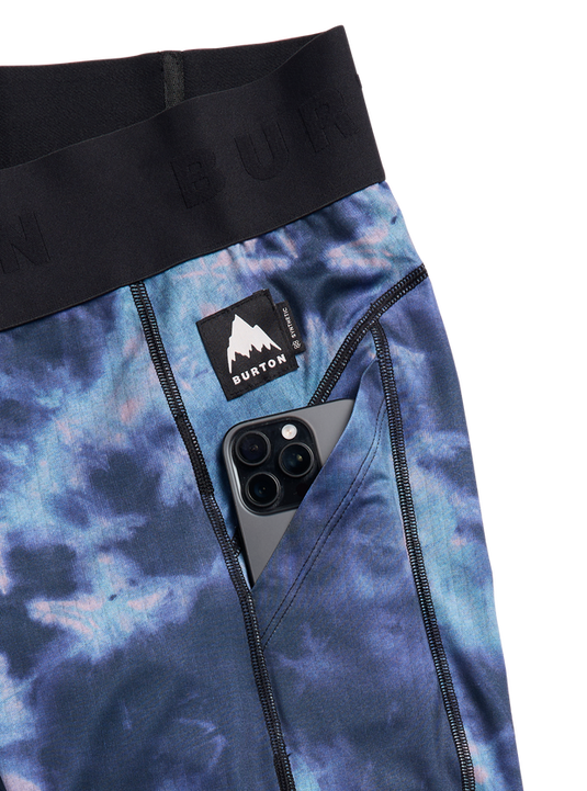 Burton Women's Synthetic Lightweight Base Layer Pants Crystal Dye 3078010E4URG