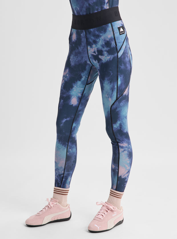 Load image into Gallery viewer, Burton Women's Synthetic Lightweight Base Layer Pants Crystal Dye 3078010E4URG

