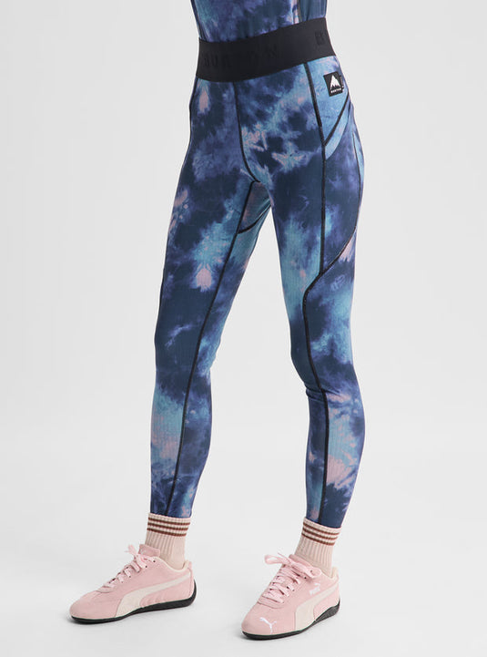 Burton Women's Synthetic Lightweight Base Layer Pants Crystal Dye 3078010E4URG