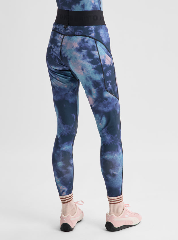 Load image into Gallery viewer, Burton Women's Synthetic Lightweight Base Layer Pants Crystal Dye 3078010E4URG
