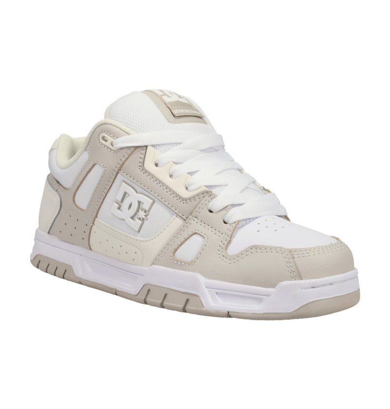 Load image into Gallery viewer, DC Men&#39;s Stag Shoes White Stone 320188-NEL
