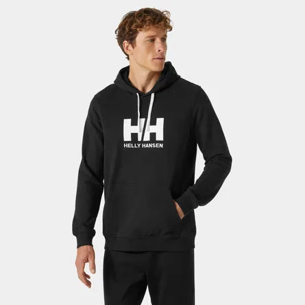 Load image into Gallery viewer, Helly Hansen HH Logo Hoodie Black 33977-990
