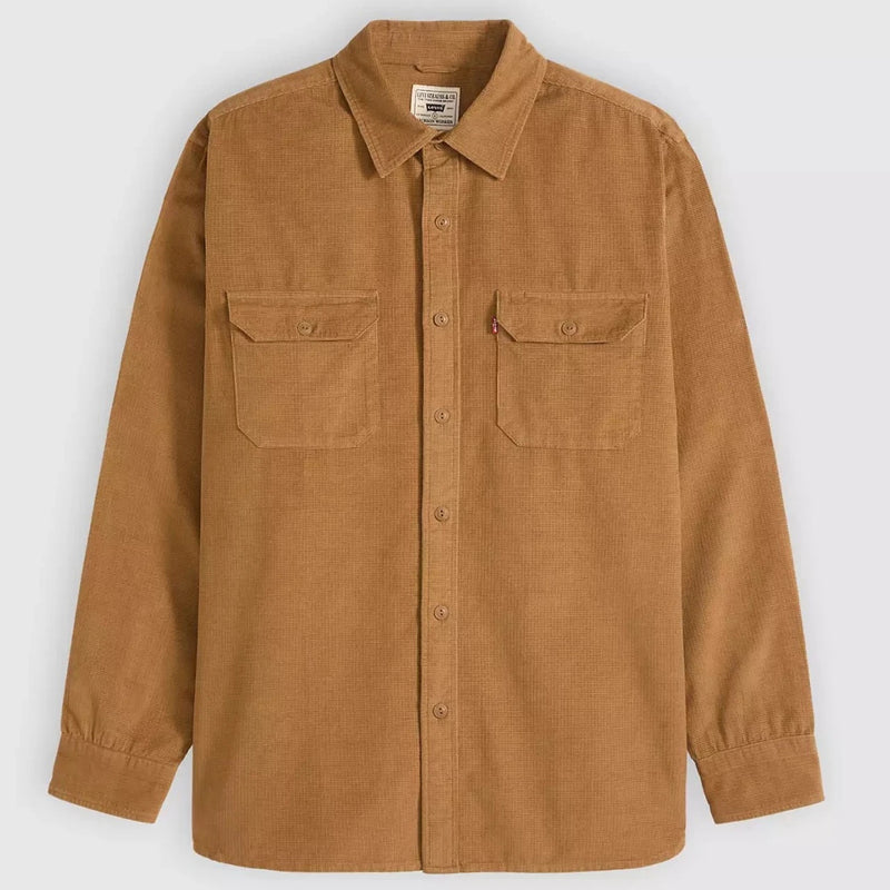 Load image into Gallery viewer, Levi's Men's Jackson Corduroy Worker Overshirt Brown 195730297
