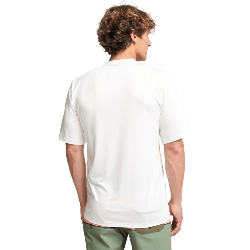 Load image into Gallery viewer, Billabong Men's Solar Flare Loose Fit Short Sleeve Lycra White EBYWR03028-WHT
