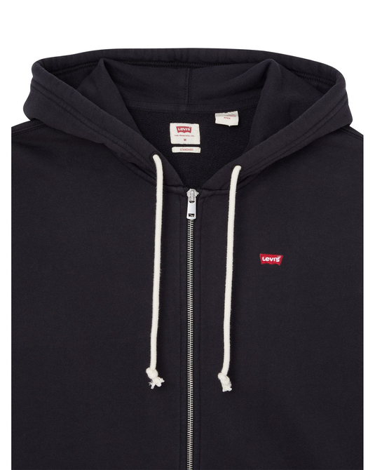 Levi's Mens' Original Zip-Up Hoodie Black 345840016