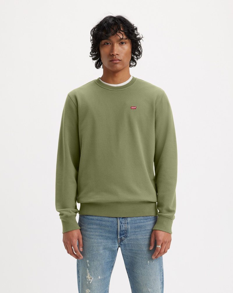 Load image into Gallery viewer, Levi&#39;s Mens&#39; New Original Sweatshirt Khaki 359090058
