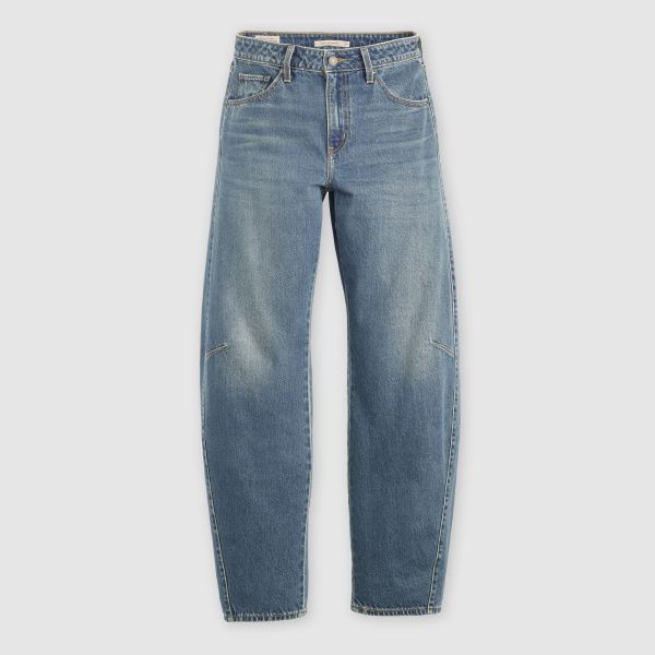 Load image into Gallery viewer, Levi's Womens' Baggy Dad Barrel Jeans Easy Days Medium Wash 0039A0002
