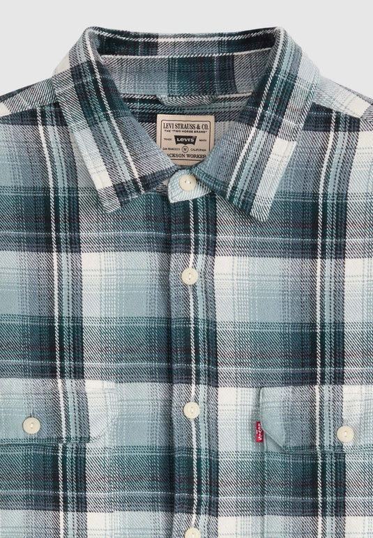 Levi's Men's Jackson Worker Shirt Stormy Sea 195730310