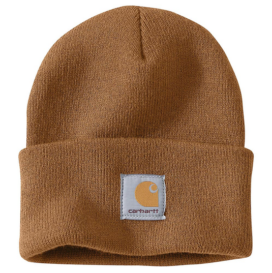 Carhartt Unisex Iconic A18 Watch Cap Beanie Brown A18-BRN