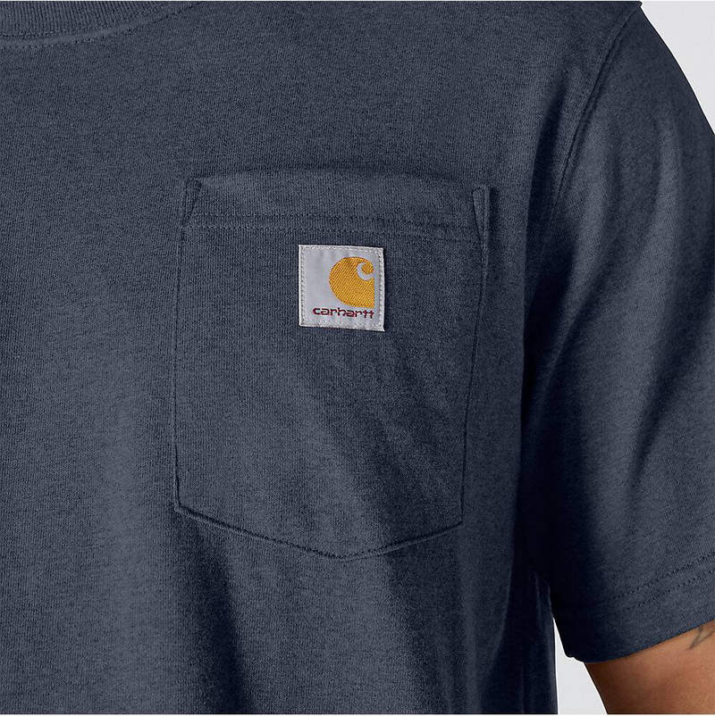 Load image into Gallery viewer, Carhartt Men's Dearborn Relaxed Pocket T-shirt Superstorm 103296-HW4
