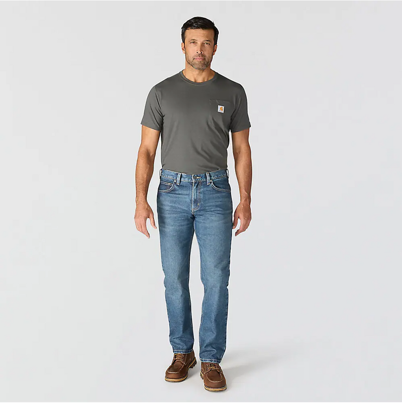 Load image into Gallery viewer, Carhartt Men's Relaxed Straight Rugged Flex Jean Wild Rye 102804-HQ6

