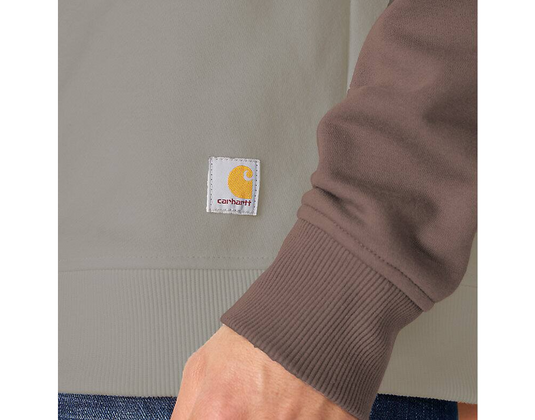 Carhartt Women's Sawyer Crewneck Sweatshirt Gray Dunes Heather 107415-EE3