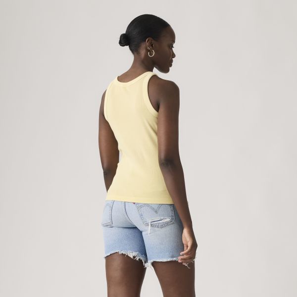 Load image into Gallery viewer, Levi's Women's Essential Racer Tank Top Yellow A33810032
