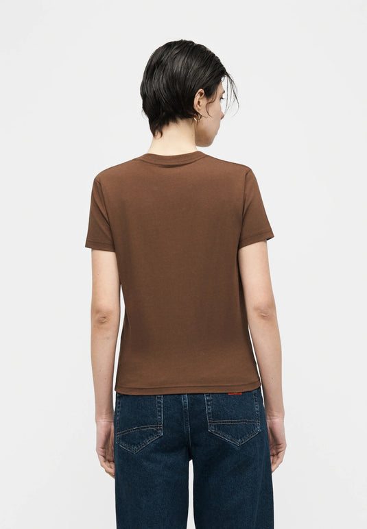Dickies Women's Maple Valley T-Shirt Timber Brown DK0A4ZA00TB1