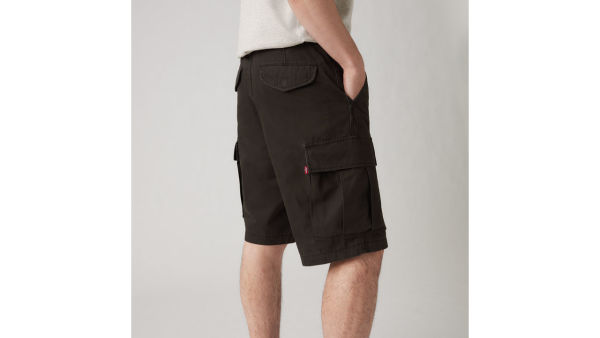 Load image into Gallery viewer, Levi's Men's Carrier Cargo Shorts Black 001KG0011

