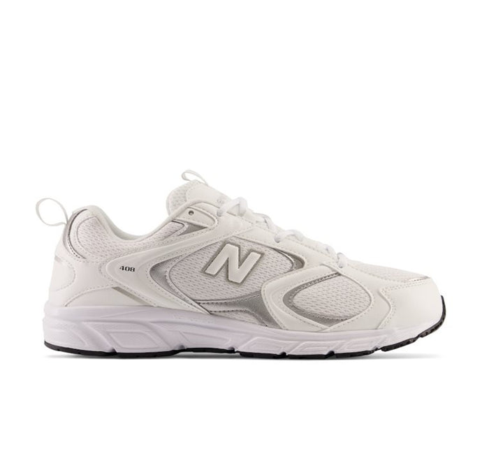 New Balance Unisex 408 Shoes White/Silver ML408W