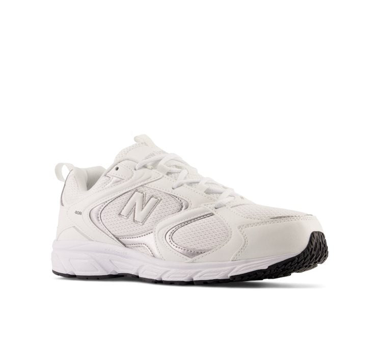 Load image into Gallery viewer, New Balance Unisex 408 Shoes White/Silver ML408W
