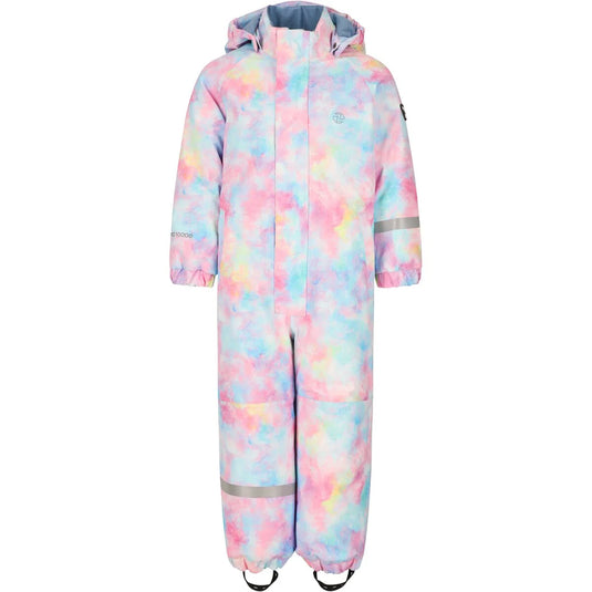Zig Zag Kids' Tower Printed Coverall W-Pro 1000 (2-6 Years) Snow Jacket Blue Frost Z213005-2309