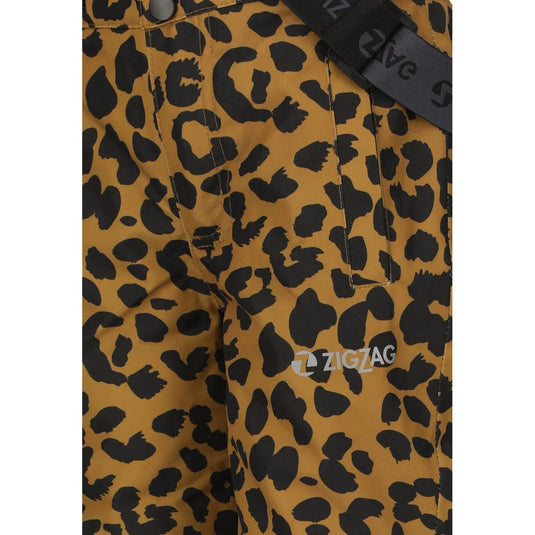 Zig Zag Kid's Soho Printed Ski Pant W-Pro 10000 (6-14 Years) Dull Gold Z213011-5263