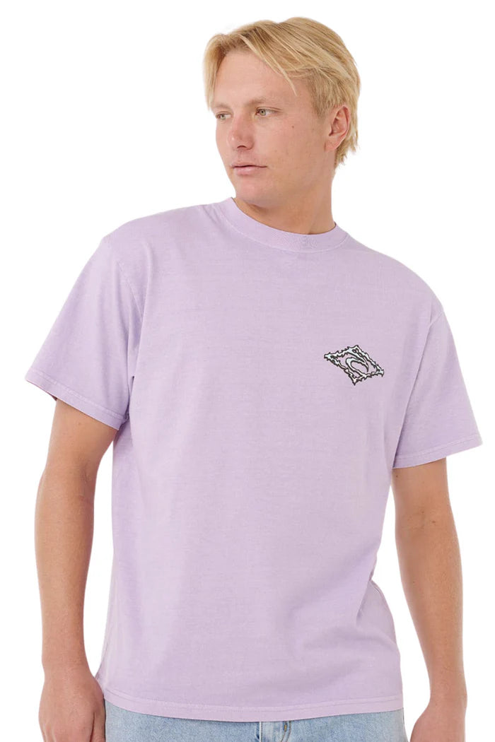 Load image into Gallery viewer, Rip Curl Men's Raw Energy Trash T-Shirt Lavender 0U5MTE-2362
