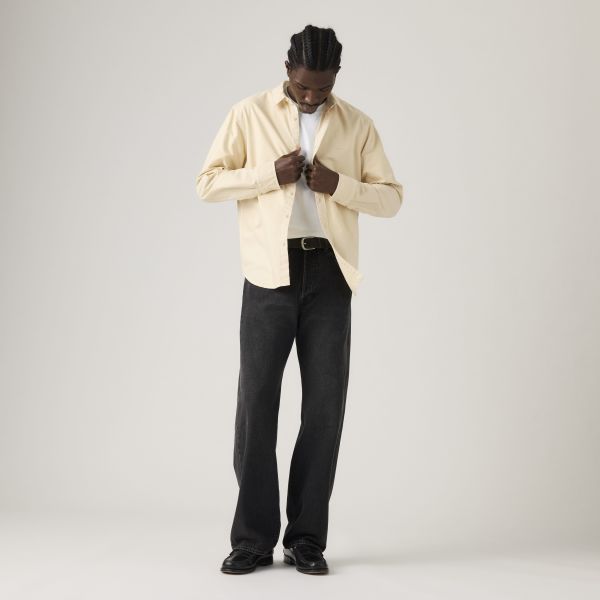 Load image into Gallery viewer, Levi's Men's 501 Loose Jeans Big Wheels Black 0057U0005
