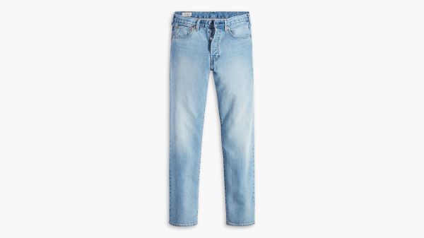 Load image into Gallery viewer, Levi's Mens' 501® Original Fit Jeans Stretch it Out Light Wash Stretch 005013418

