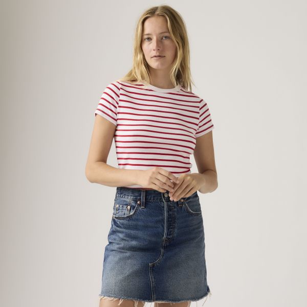 Load image into Gallery viewer, Levi's Women's Essential Sporty Tee Red A74190042
