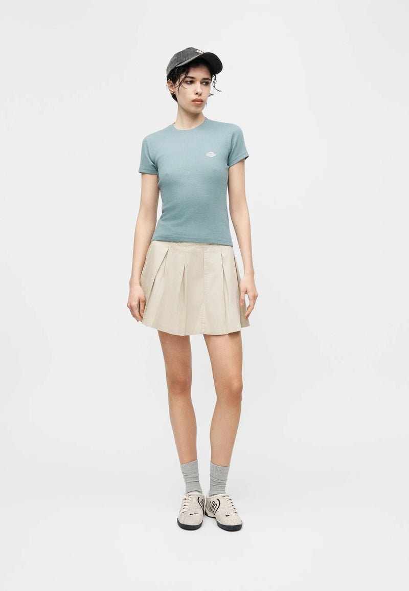 Load image into Gallery viewer, Dickies Women's Gladeville Mid Weight T-Shirt Stormy Sea DK0A87QBL371
