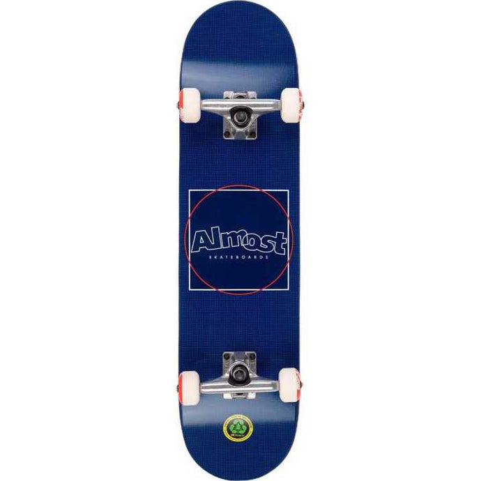 Almost Dot Box FP Complete Skateboard 7.75' Navy 10523266