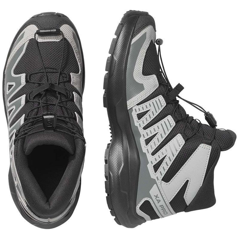 Load image into Gallery viewer, Salomon Women's XA PRO MID Waterproof Black/Sedona Sage/Wrought Iron L4930300015
