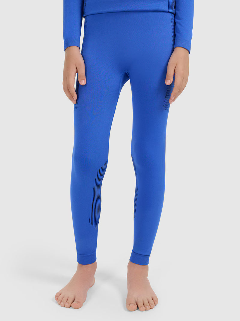 Load image into Gallery viewer, 4F Kid's Seamless Ski Underwear Set Blue 4FJWAW26USEAM295-36S
