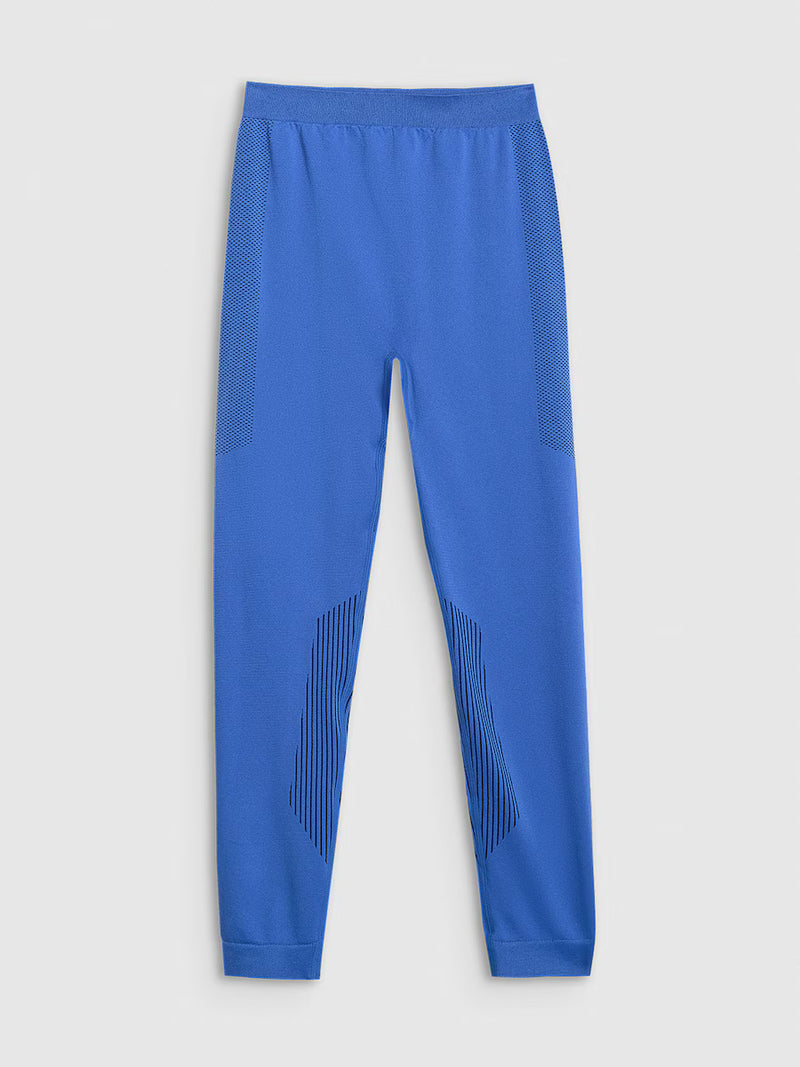 Load image into Gallery viewer, 4F Kid's Seamless Ski Underwear Set Blue 4FJWAW26USEAM295-36S
