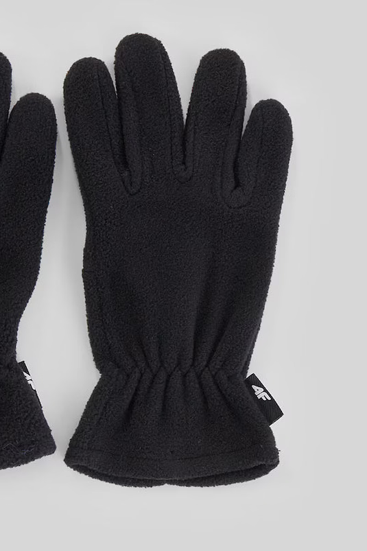 Load image into Gallery viewer, 4F Kids' Fleece Gloves U159 Black 4FJWAW26AGLOU159-20S
