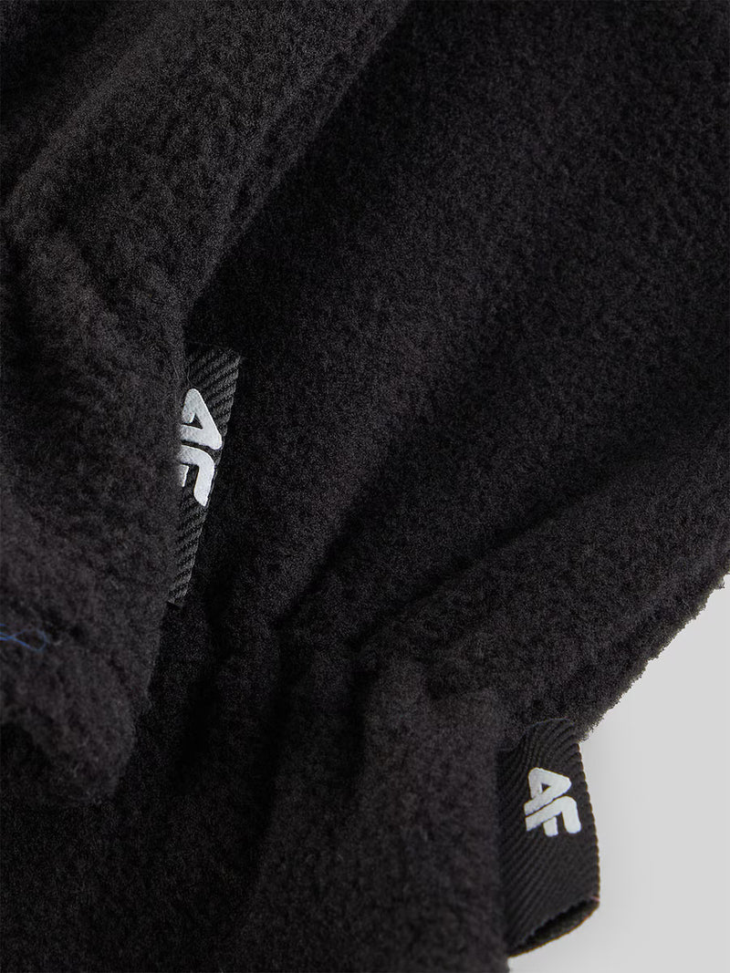 Load image into Gallery viewer, 4F Kids' Fleece Gloves U159 Black 4FJWAW26AGLOU159-20S
