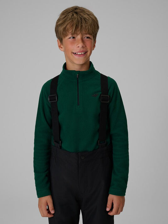 4F Kids' Half Zip Fleece Green 4FJWAW26UFLEM086-46S