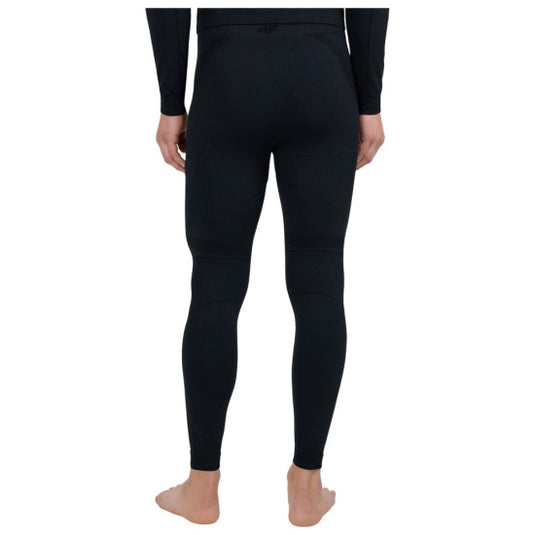 4F Men's Seamless Underwear Thermal Bottom Black 4FWAW26USEAM310-20S