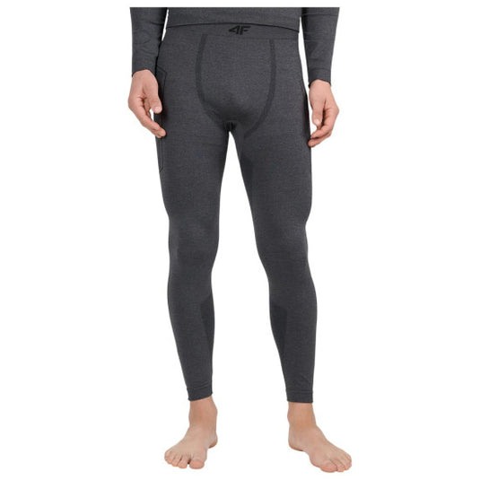 4F Men's Seamless Underwear Base Layer Pants Grey 4FWAW26USEAM312-21M