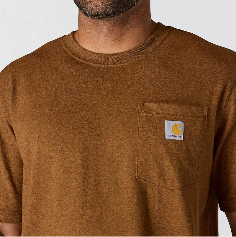 Load image into Gallery viewer, Carhartt Men's Dearborn Relaxed Pocket T-shirt Brown 103296-BRN
