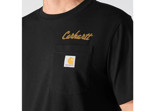 Carhartt Men's Irvine Relaxed Hardwork T-shirt Black 107735-N04