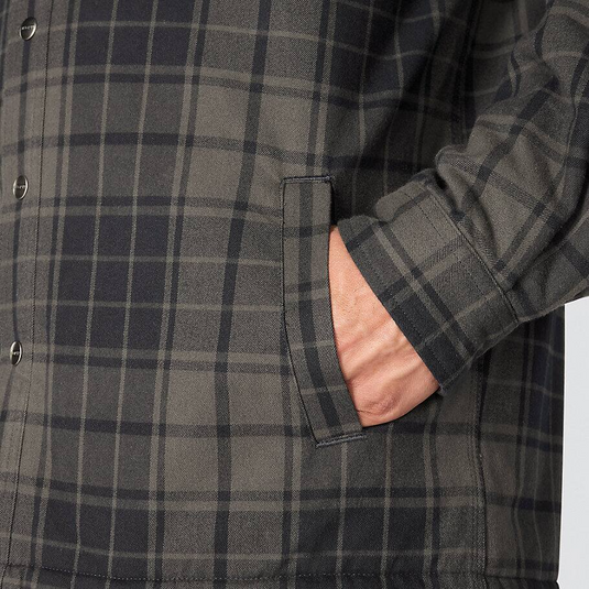 Carhartt Men's Hubbard Plaid Shirt Jacket Navy/Shadow 107017-HY8